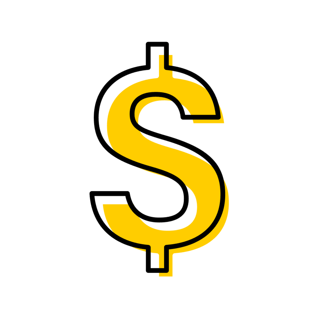 Dollar sign logo